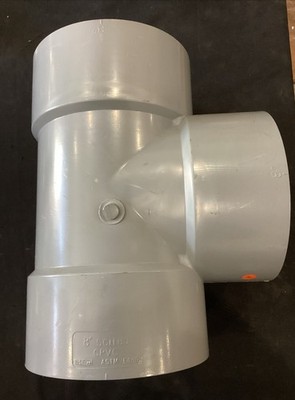 Ipex 8'' CPVC STee Fitting SCH 80 Gray ASTM F439 W24