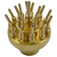 Water Fountain Nozzle 2.6’’ DN50 3 Layers 17 Sprinklers Adjustable Multi-Tube...