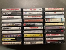 80  s 90  s Country/ Rock Cassettes- Lot Of 30 Mixed Less Than 1 Per Tape