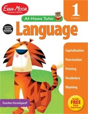 At-Home Tutor Language, Grade 1 (Paperback or Softback)