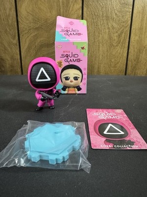 Squid Game Cosbi Collection - Triangle Masked Guard / No-eul Blind Box Figure