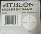 ATHLON ARGOS BTR GEN2 6-24X50 RIFLESCOPE APMR FFP IR MIL MODEL # 214063 *N/R* — photo 6