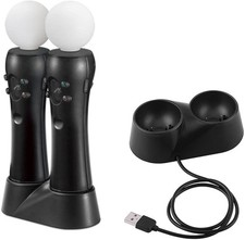 Image of Dual Controller Charger Station for PS4 VR, Charging Dock Stand for Play