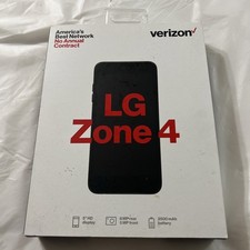 Verizon Wireless smartphone LG Optimus Zone 4 Prepaid Moroccan Blue 16GB - NEW