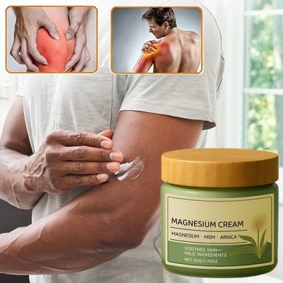 Total Relief Magnesium Cream For Comfort   Fast-Absorbing MS-M& Arnica Cream