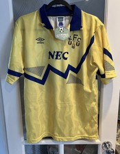 Everton 1990-92 Away Shirt - Medium  - Retro Score Draw - 10 Tony Cottee