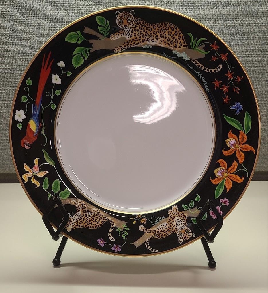 Lynn Chase Jaguar Jungle Dinner Plate NWT | eBay