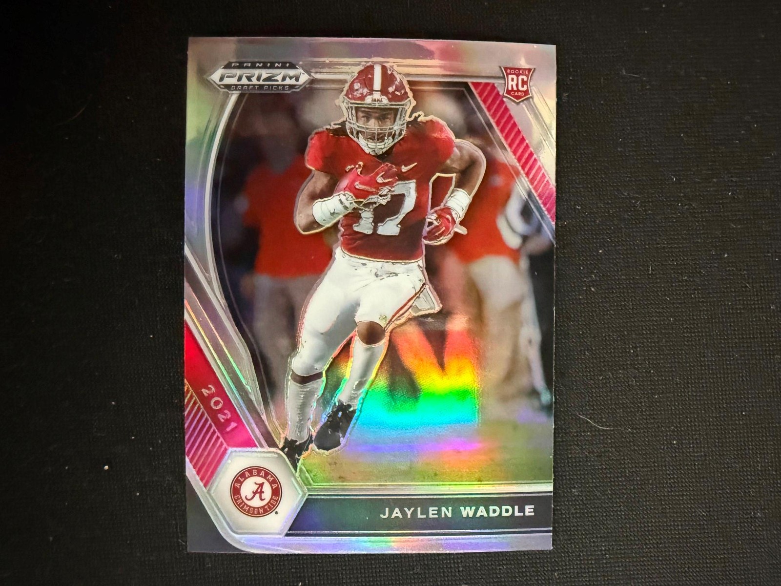 Jaylen Waddle 2021 Prizm Draft Rookie RC Silver Prizm Miami Dolphins D58