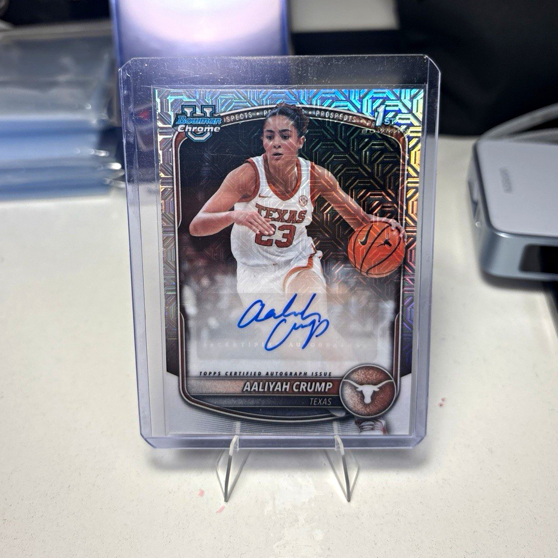Topps 2025-26 Bowman Chrome Prospect Autographs Aaliyah Crump CPA-AC Auto
