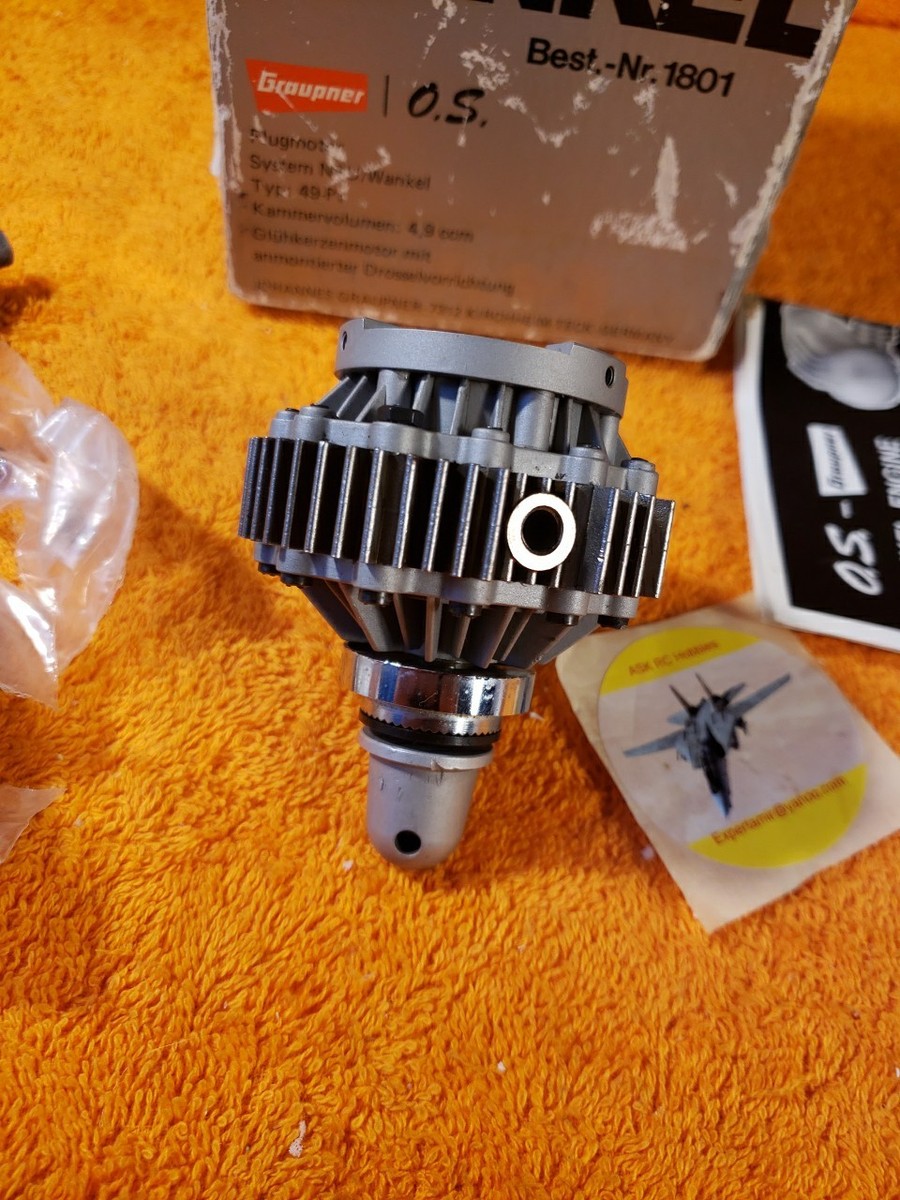 OS Engine - OS NSU Wankel 49-PI RC Rotary Motor - NIB - Nr 1801