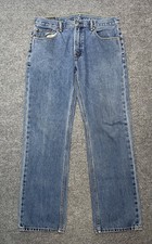 Levis 559 Relaxed Straight Fit Blue Denim Jeans W36 L34 Mens Casual Wear