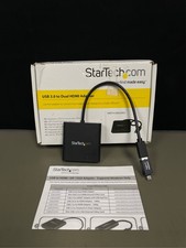 StarTech.com USB 3.0 to Dual HDMI Adapter - 1x 4K 30Hz  1x 1080p - External V 2