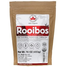 Rooibos Tea 1LB 16Oz 100 CERTIFIED Organic USDA seal  Red Rooibos Loose Le