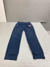 Levis Knit Jogger Pants Youth XL 13-15 Yrs Blue Fleece Sweatpants Logo