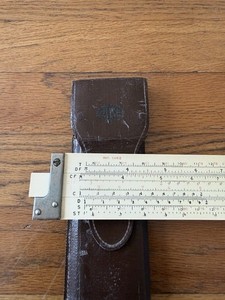 VTG THE FREDERICK POST Co. No 1462 MADE USA Slide Rule Logarithmic Scale Ruler