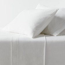 Threshold White Queen Jersey Cotton Sheet Set