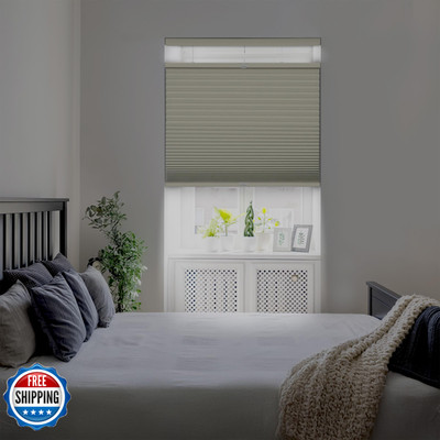 Dez Furnishings Cordless1.5 Blackout Top Down Bottom Up Cellular Shade Energy