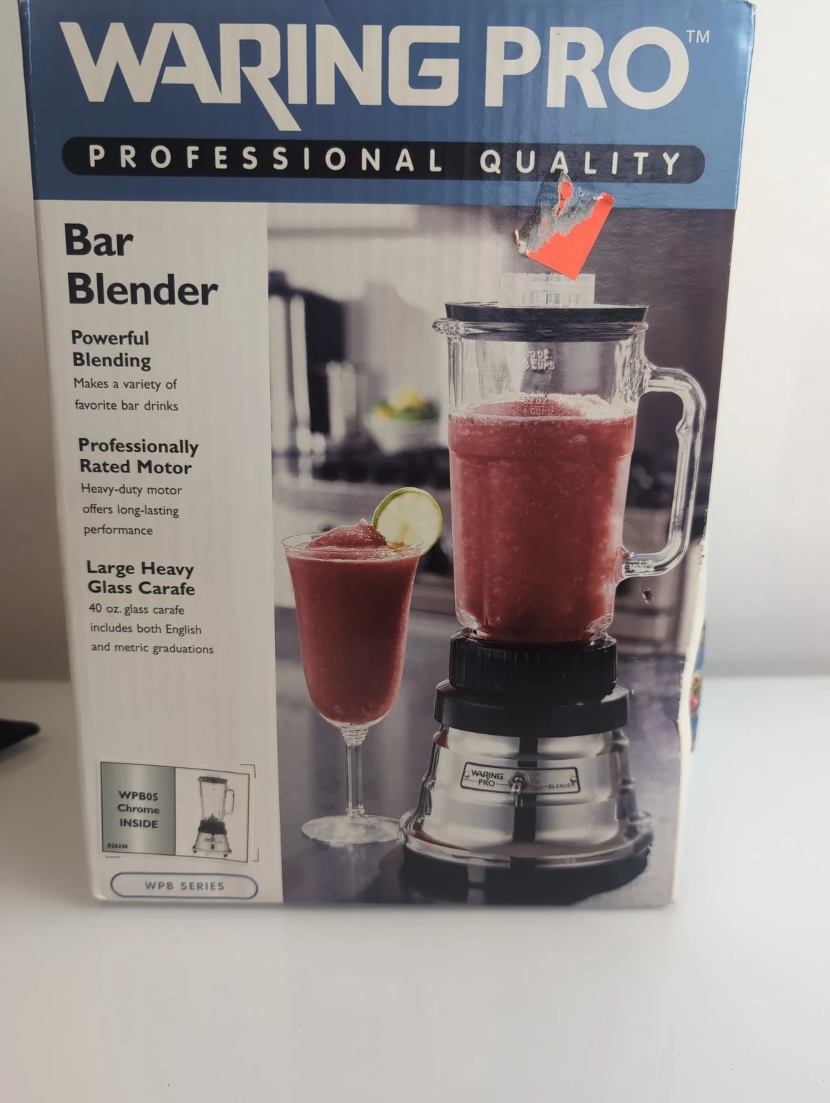 Waring Pro Professional Bar Blender WPB05 Chrome Brand New
Opens in a new window or tab