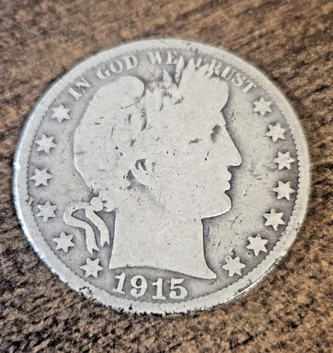 1915-D Silver Barber Half Dollar