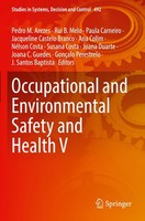 Occupational And Environmental Safety And Health V Pedro M. Arezes