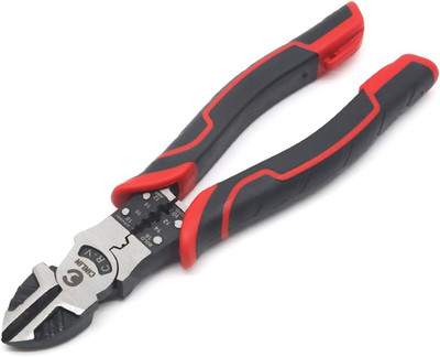3-In-1 Diagonal Cutting Pliers, 7.5'' Multifunction Heavy Duty Side-Cutting/Strip