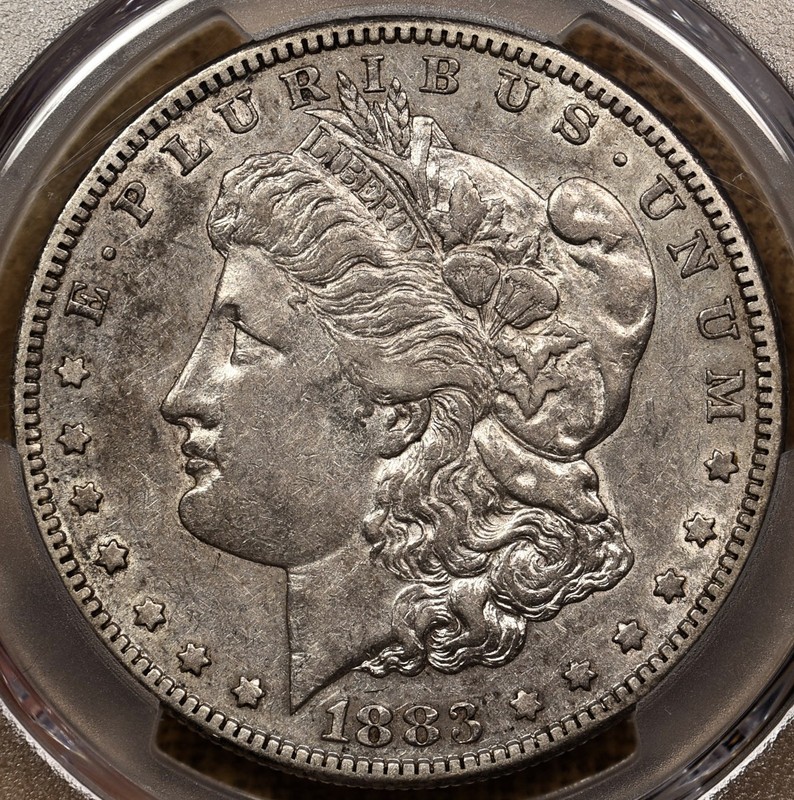 1883-S Morgan dollar, PCGS XF45,sweet, lovely original, DavidKahnRareCoins