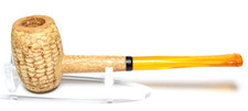 Estate Missour Meerschaum Corn Cob Smoking Pipe - Unsmoked