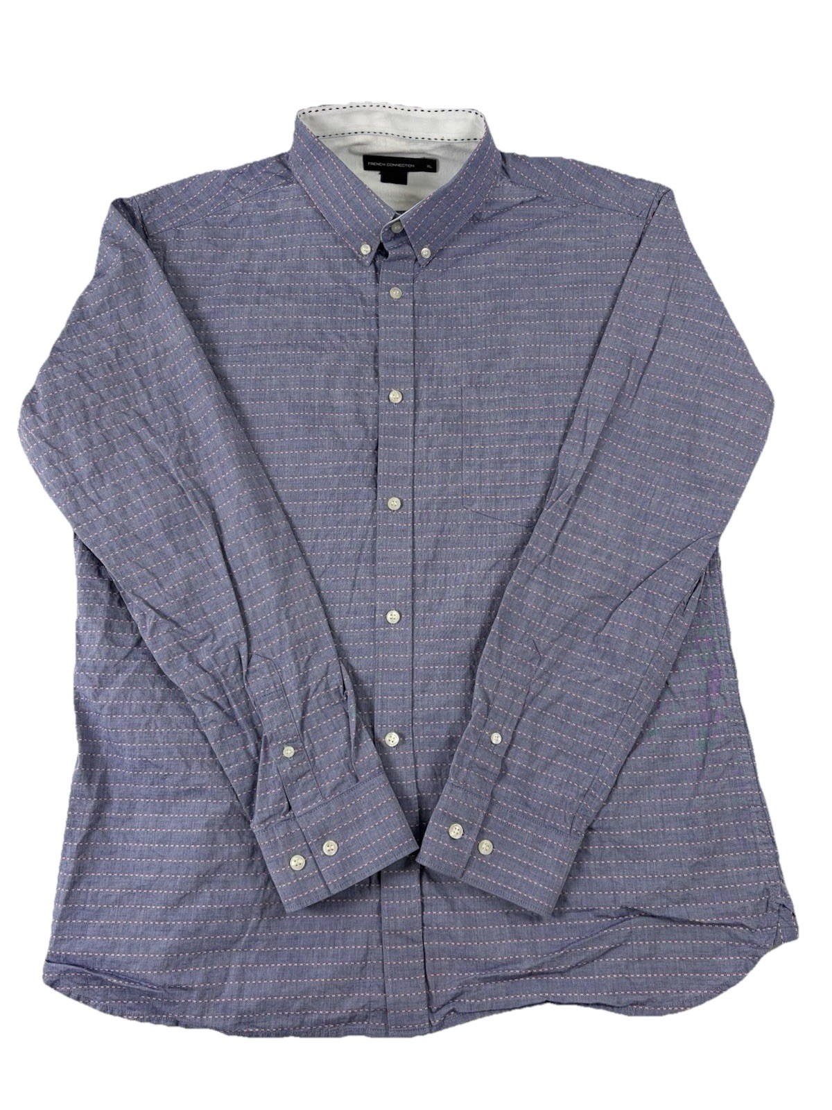 French Connection Button Down Long Sleeve Dress S… - image 1