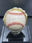 Hank Aaron / Al Downing 715 HR Dual-Signed Baseball PSA/Dna