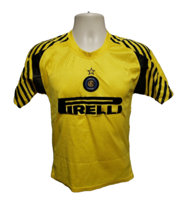 Camiseta de fútbol amarilla Pirelli Inter de Milán club de fútbol