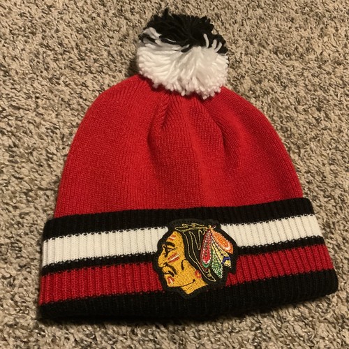 CCM Chicago Blackhawks Pom Knit Hat 