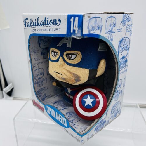 Funko Fabrikations CAPTAIN AMERICA #14 Avengers Age of Ultron Sculpted Plush NIB - Picture 2 of 6