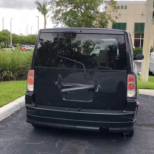 For 2004-2006 Scion xb Carbon Fiber Rear Panel Hatch Gate Trim Molding Handle - Picture 11 of 12