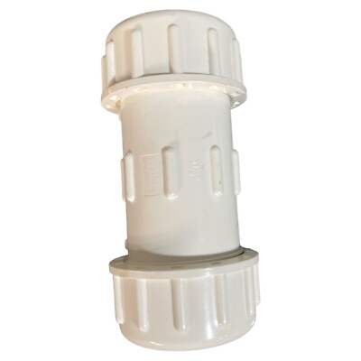 Apollo 1-1/2'' x 1-1/2'' PVC Compression Coupling. PVCCOMP112.363.685(F)