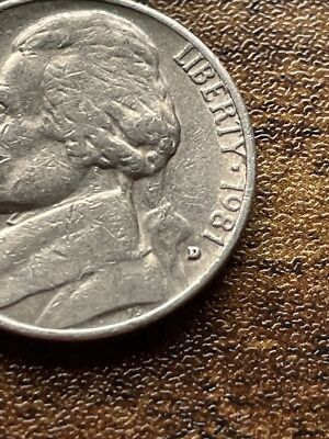 1981-D/D RPM ERROR Nice Overdate RPM D/D Jefferson Filled D Actual