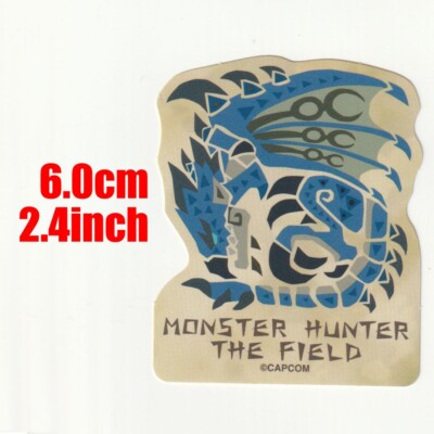 Monster Hunter The Field MHW Monstie Icon Sticker Azure Rathalos