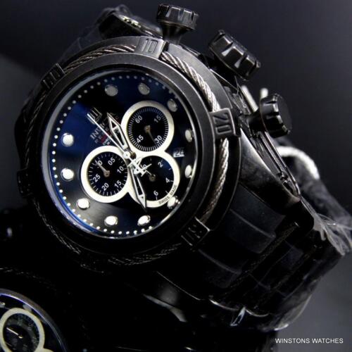 Invicta JT Reserve Bolt Zeus Swiss Made Chrono 52mm Black Distressed Watch New - 第 12/12 張圖片