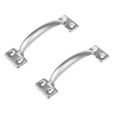 2 Pack V171 6-1/2" Gate Handle Screen Door Handle Stainless Steel Color