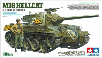 Tamiya 35376 US M18 Hellcat Tank Destroyer 1/35 Scale Plastic Model Kit