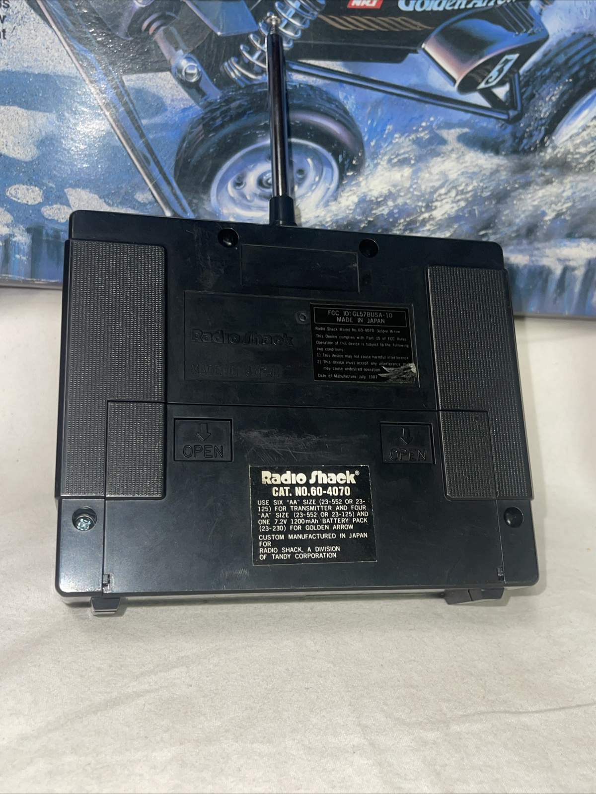 Vintage Radio Shack Golden Arrow Buggy RC Car COMPLETE IN BOX Tested