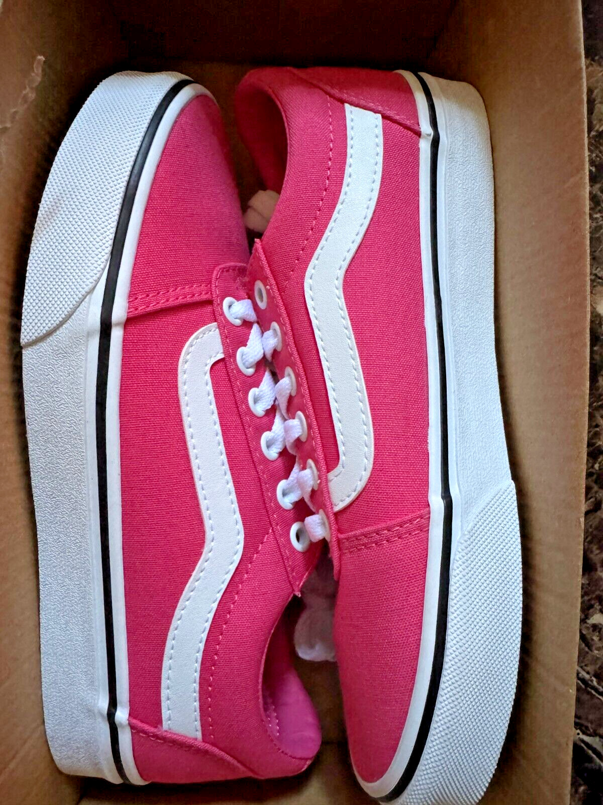 Vans Women's Ward Trainers Sneaker, Canvas Honeysuckle, 6.5