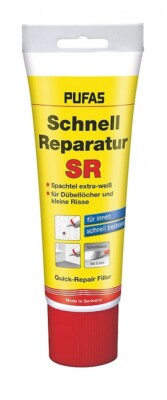 Reparatur Schnellspachtel SR 200 g Pufas Dübel Löcher Risse