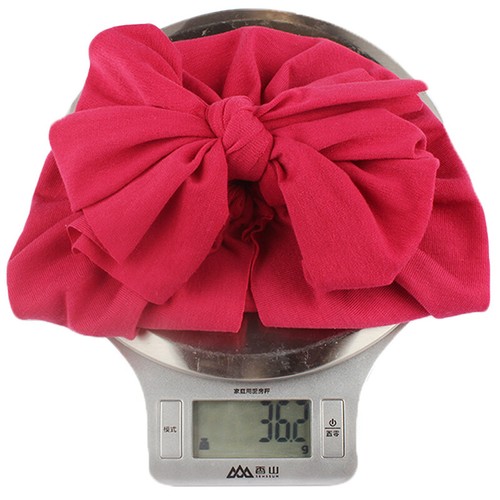 Kids Unisex Hats Headwear Bow-knot Plain Color Caps Bonnet Warm Head Wrap Beanie - Picture 3 of 26