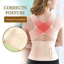 Women Body Shapewear Posture Corrector Underwear Tummy Control Back Support Vest