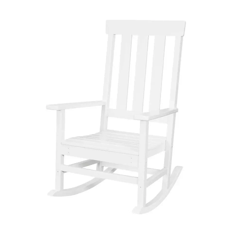Portside Traditional Rocking Chair - White - New - Free shipping - Image 2 of 2