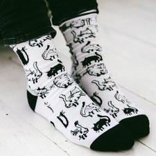 Copy Cat Crew Socks - FINAL SALE