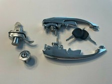 Vw Bug Beetle Chromed Lock Set And Ignition 4 Pcs Keyed Alike T1 T3 1968-1977 Vw Bug Beetle Chromed Lock Set And Ignition 4 Pcs Keyed Alike T1 T3 1968-1977