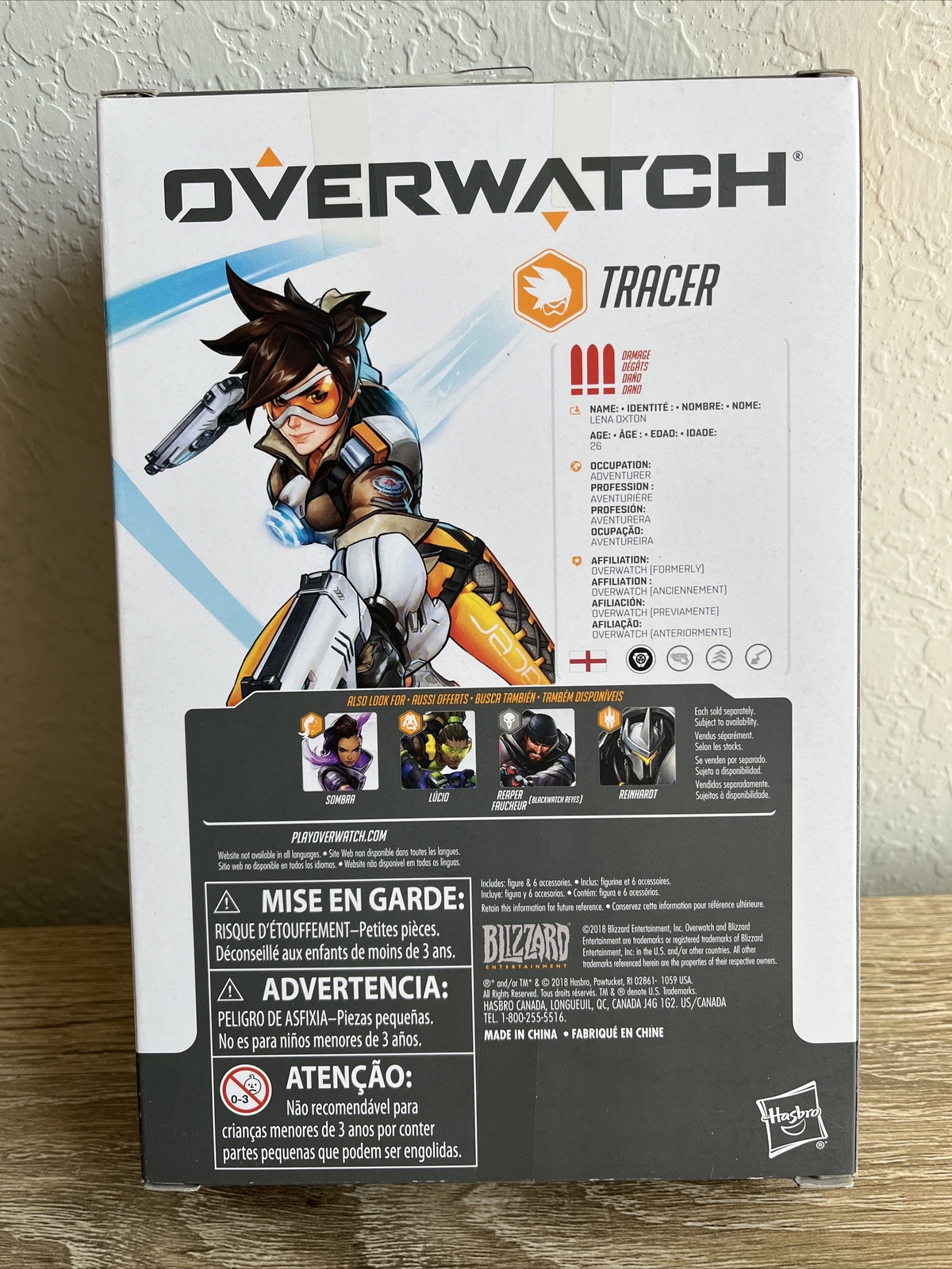 Overwatch Ultimates NEW * Tracer * 6-Inch Action Figure Hasbro Blizzard  SEALED