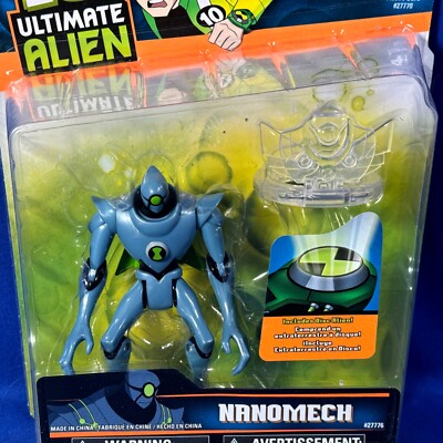 New NANOMECH 4'' Ben 10 ULTIMATE ALIEN Action Figure DISC ALIEN -  2010 Bandai