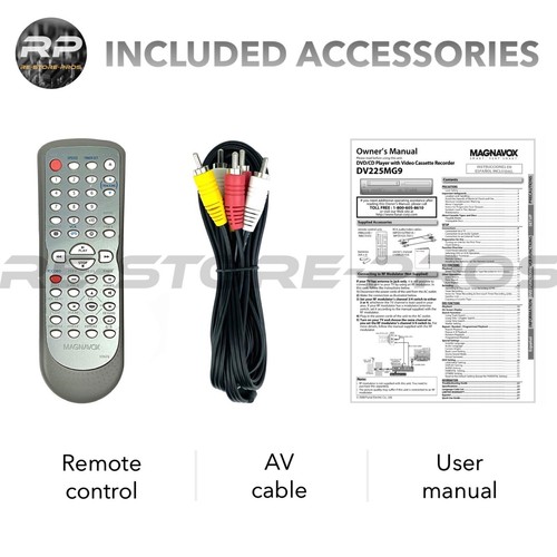 Magnavox DV225MG9 DVD VCR Combo Player VHS HiFi w/ Remote & Manual eBay